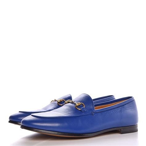 electric blue gucci loafers